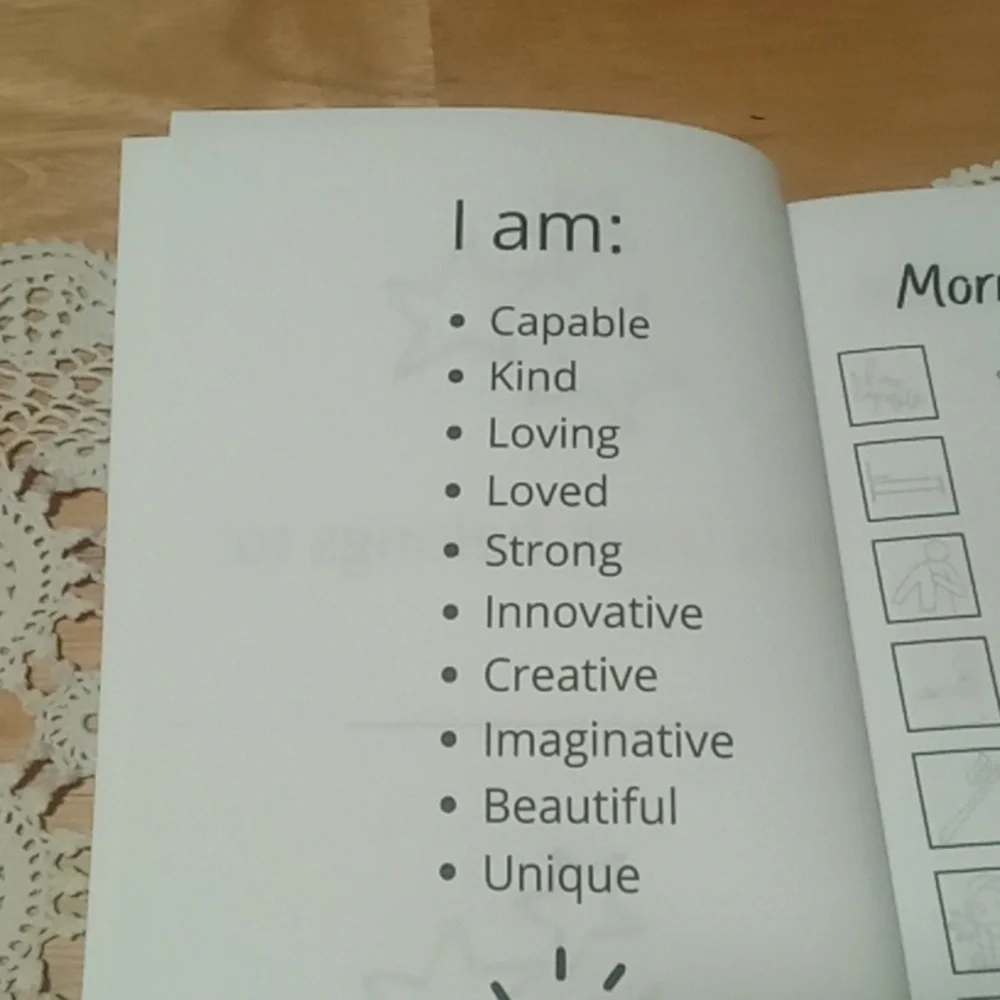 Kid's Journal for learning routines